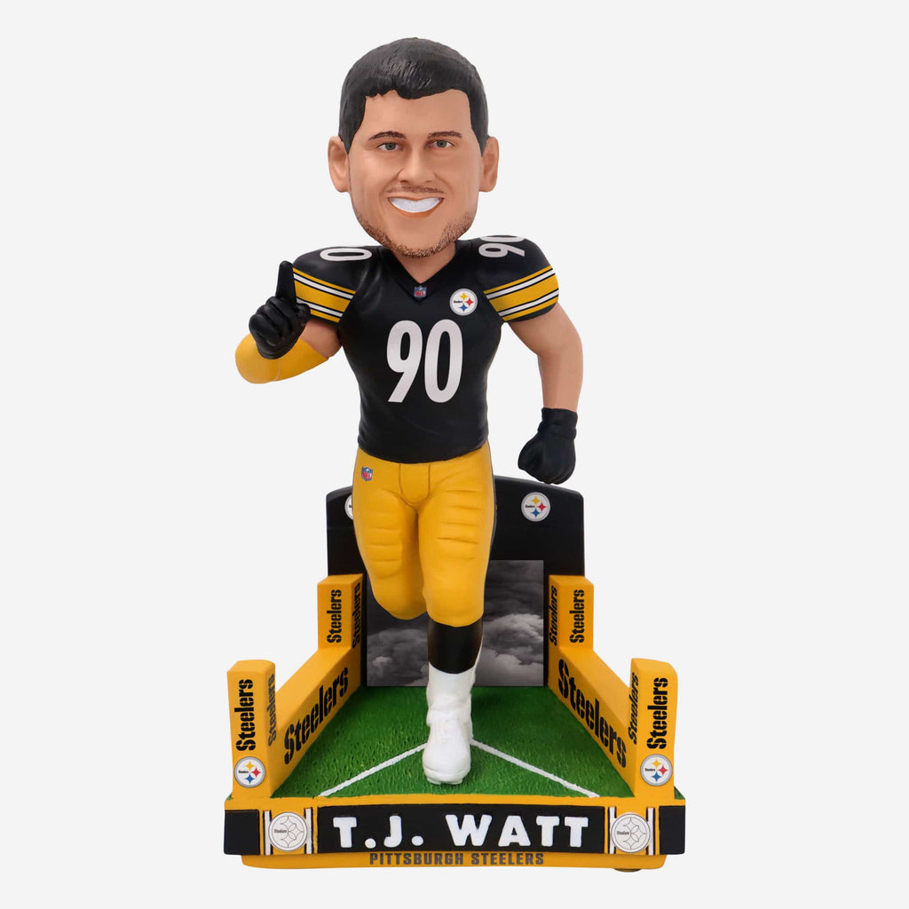 TJ Watt Pittsburgh Steelers Tunnel Entrance Bobblehead FOCO - FOCO.com