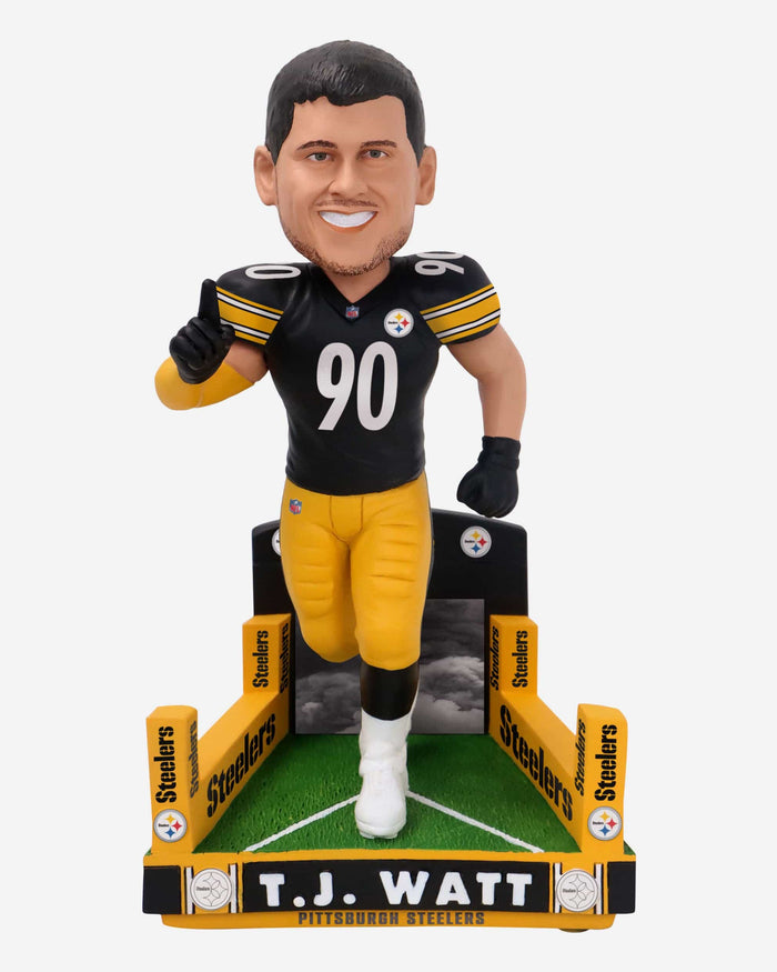 TJ Watt Pittsburgh Steelers Tunnel Entrance Bobblehead FOCO - FOCO.com