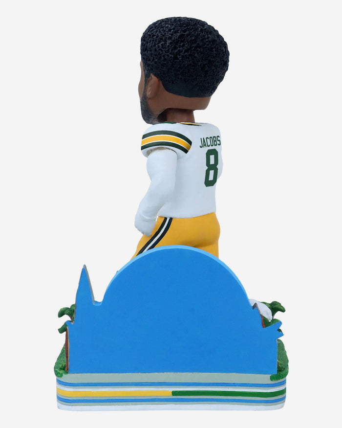 Josh Jacobs Green Bay Packers 2024 International Game Bobblehead FOCO - FOCO.com