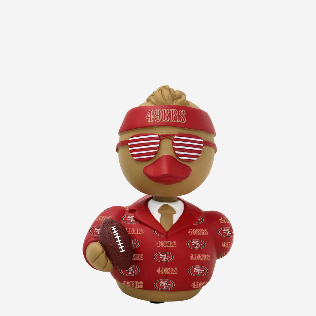 San Francisco 49ers Superfan Bobble Duck Mini Bobblehead FOCO - FOCO.com