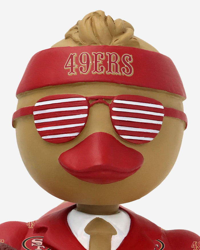 San Francisco 49ers Superfan Bobble Duck Mini Bobblehead FOCO - FOCO.com