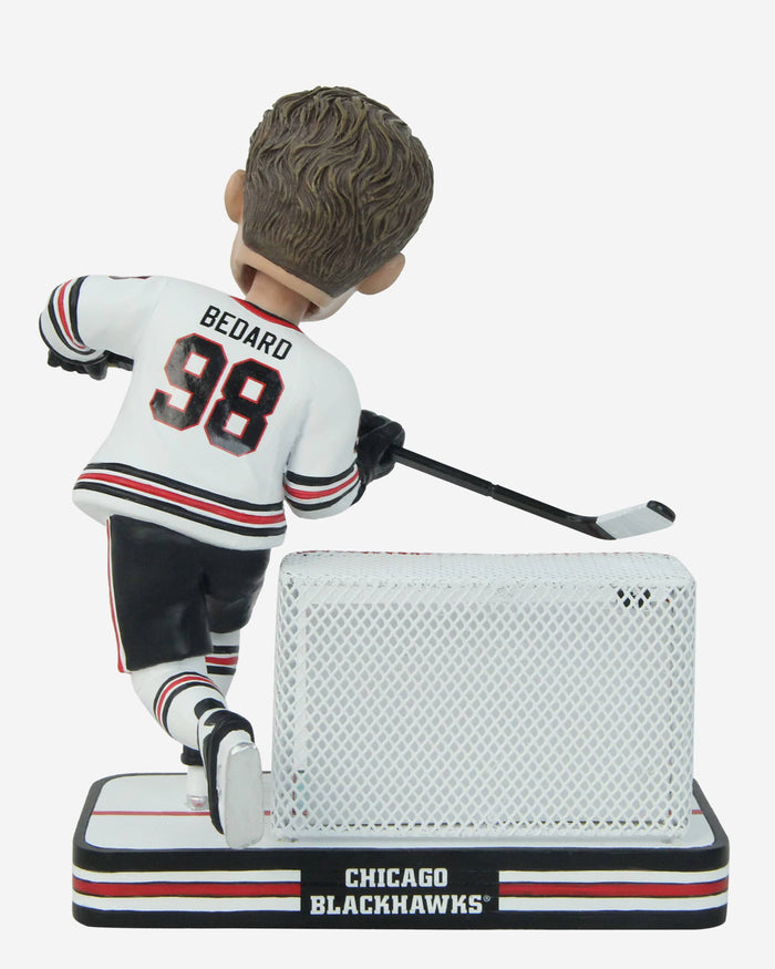 Connor Bedard Chicago Blackhawks Michigan Goal Bobblehead FOCO - FOCO.com