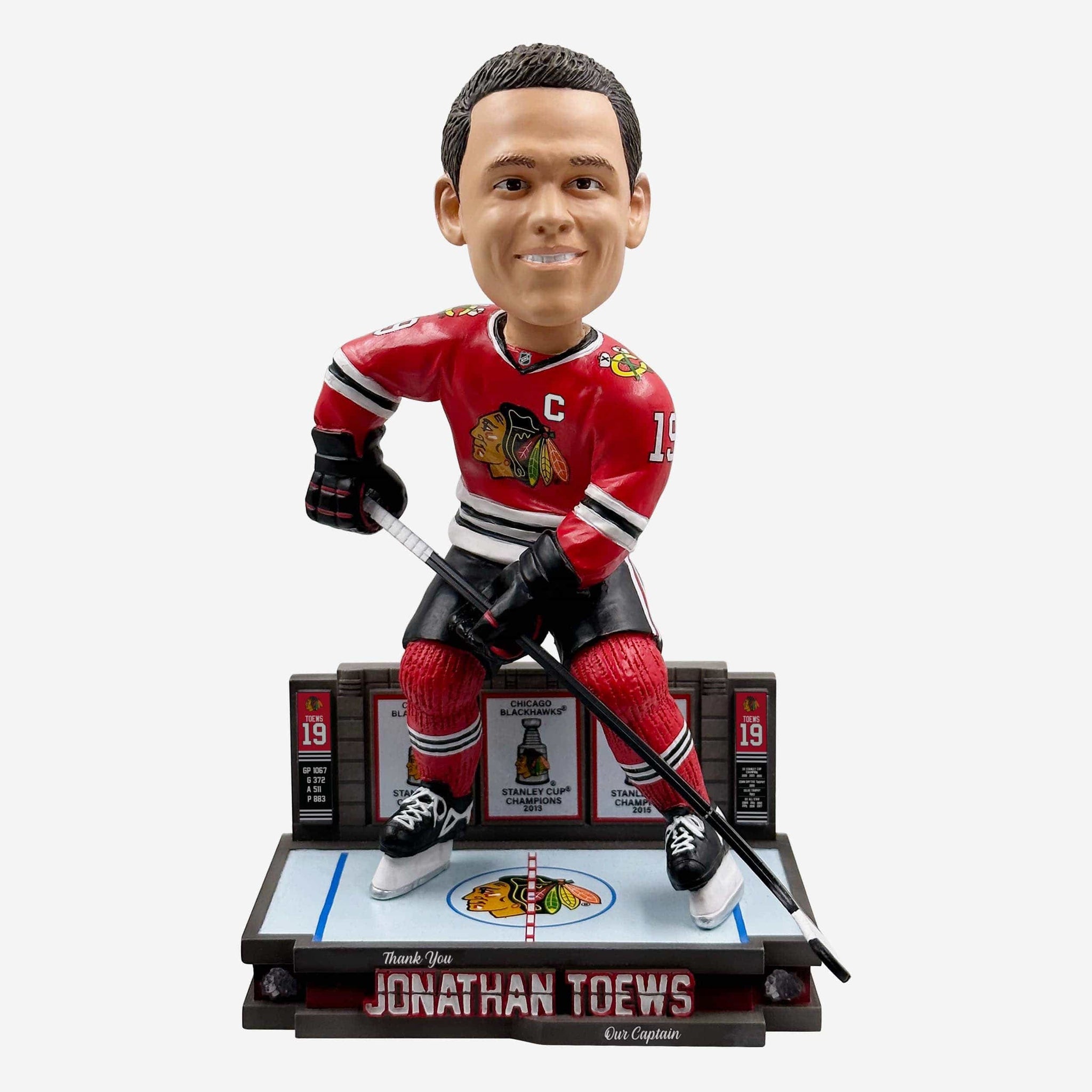 Lids Jonathan Toews Chicago Blackhawks Youth Captain Player Name & Number T- Shirt - Red