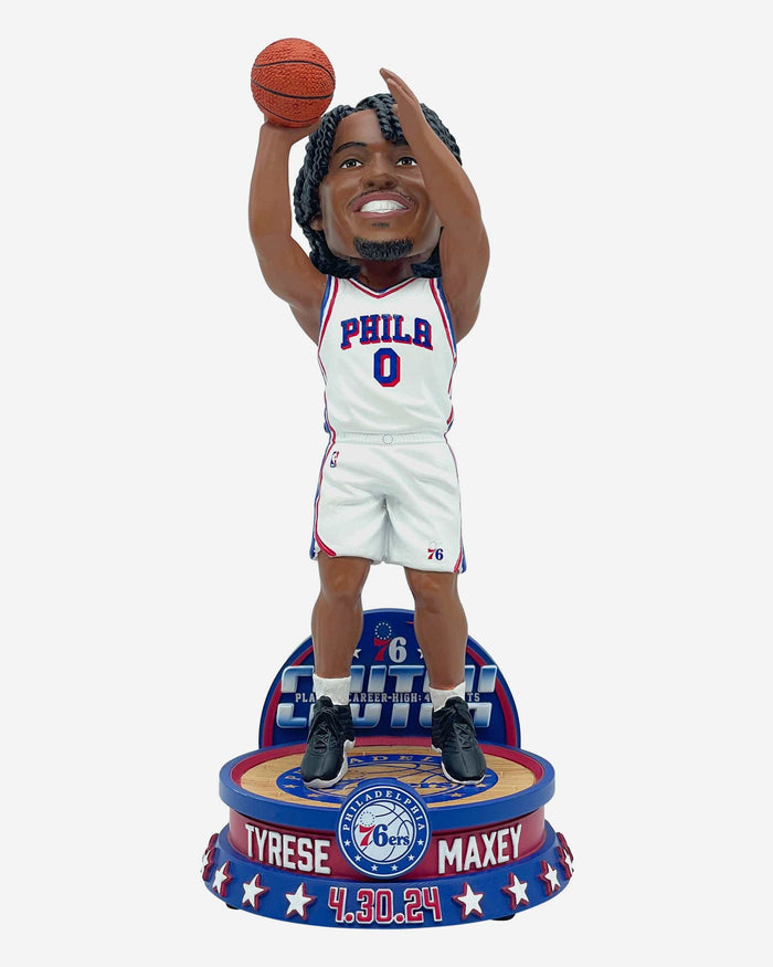 Tyrese Maxey Philadelphia 76ers Gamebreaker Bobblehead FOCO - FOCO.com