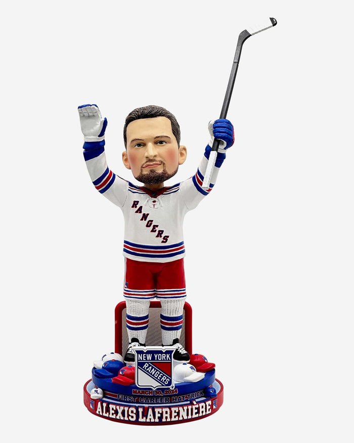 Alexis Lafreniere New York Rangers Hat Trick Bobblehead FOCO - FOCO.com