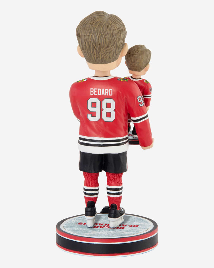 Connor Bedard Chicago Blackhawks Bobble Dubblz Bobblehead FOCO - FOCO.com