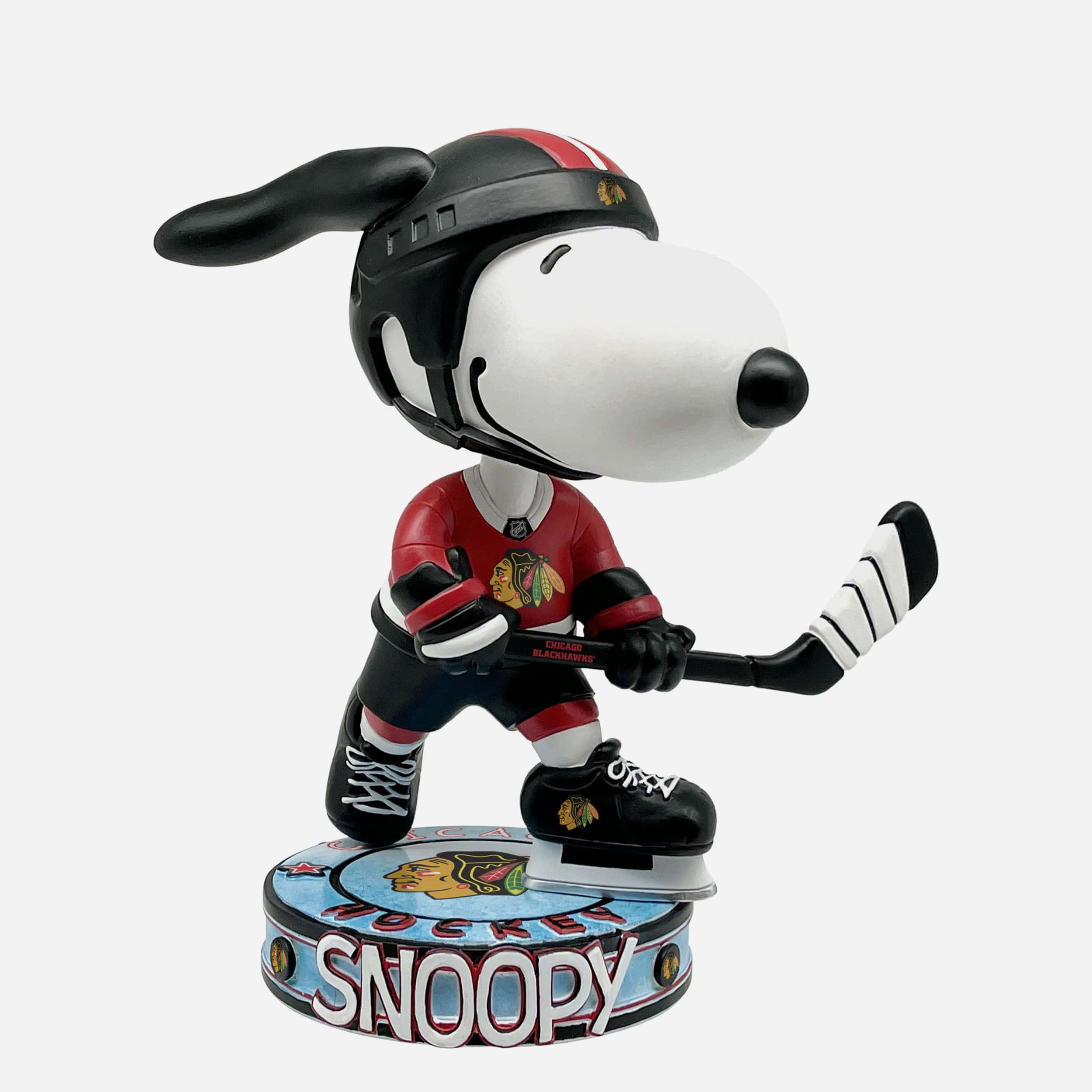 Chicago Blackhawks Snoopy Peanuts Bighead Bobblehead