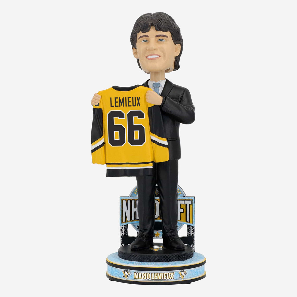 Mario Lemieux Pittsburgh Penguins 1984 Draft Pick Bobblehead FOCO