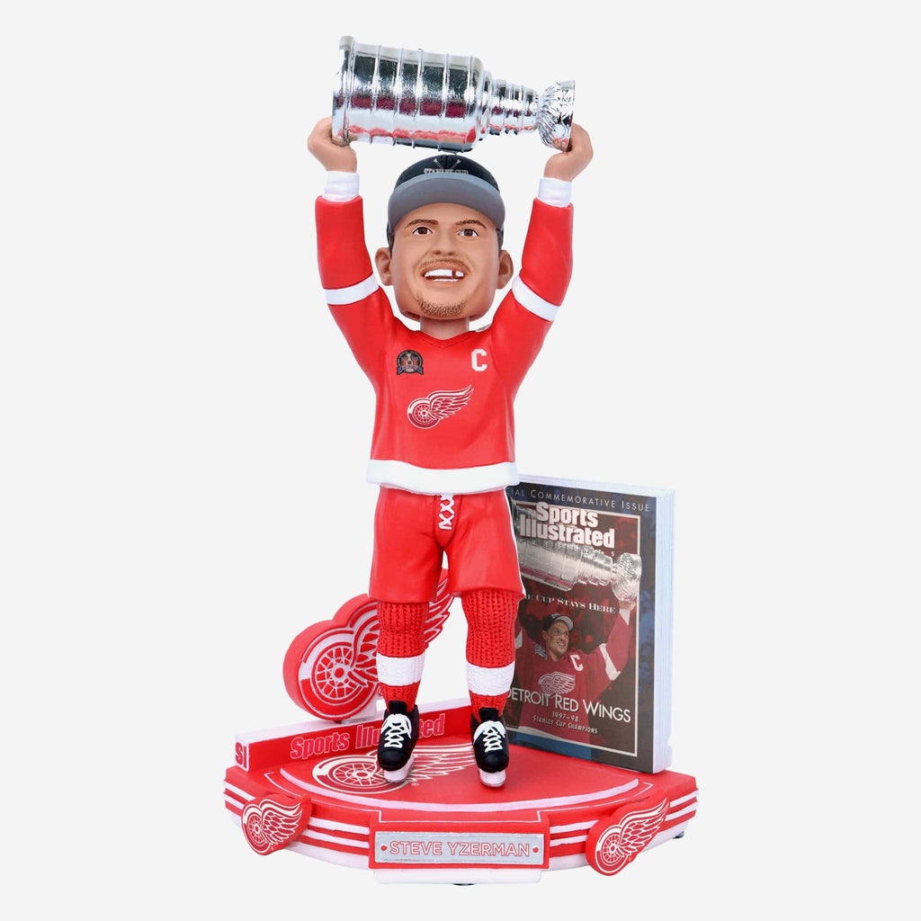 Steve Yzerman Detroit Red Wings The Cup Stays Here Sports Illustrated Cover Bobblehead FOCO - FOCO.com
