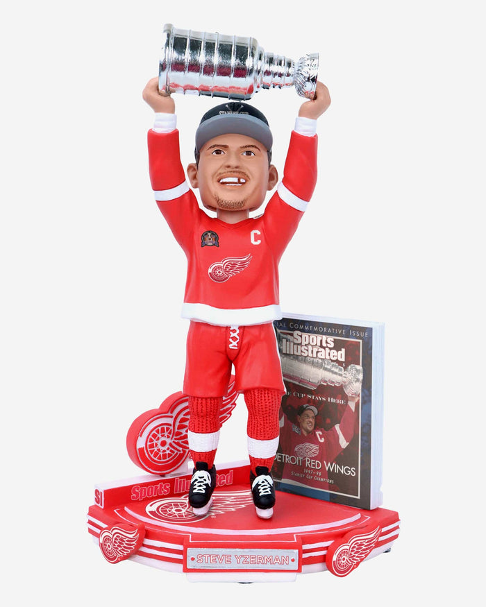 Steve Yzerman Detroit Red Wings The Cup Stays Here Sports Illustrated Cover Bobblehead FOCO - FOCO.com