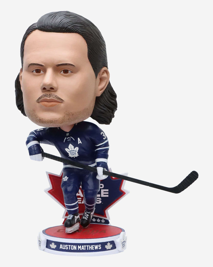 Auston Matthews Toronto Maple Leafs Canada Day Bighead Bobblehead FOCO