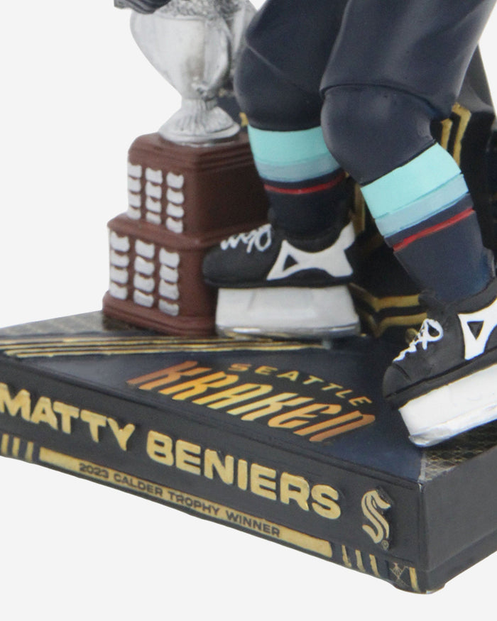 Matty Beniers Seattle Kraken 2023 Calder Memorial Trophy Award Bobblehead FOCO - FOCO.com