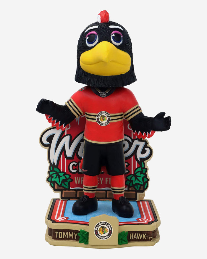 Tommy Hawk Chicago Blackhawks 2025 Winter Classic Mascot Bobblehead FOCO - FOCO.com