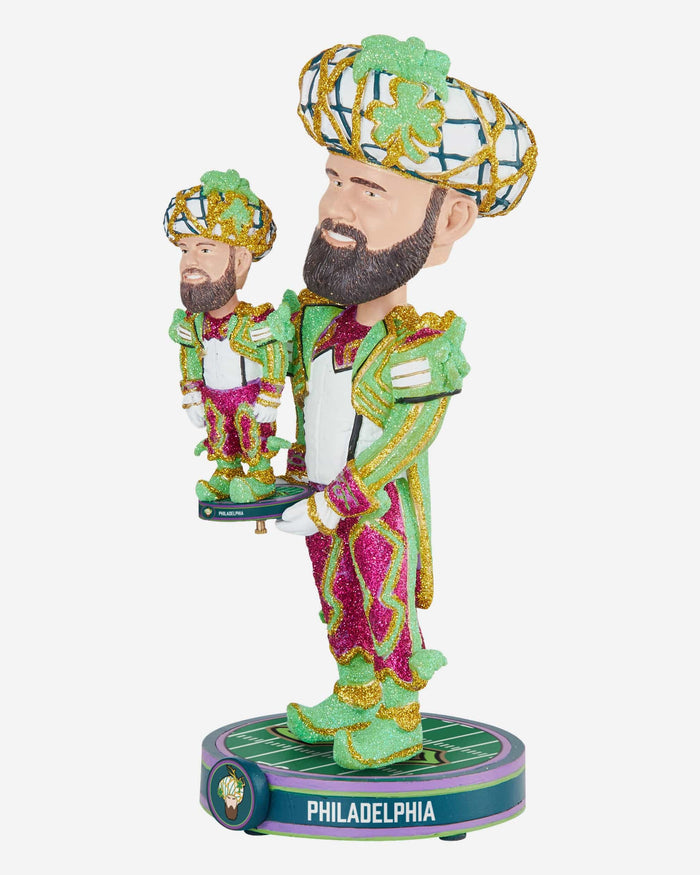 Jason Kelce Mummer Suit Bobble Dubblz Bobblehead FOCO - FOCO.com