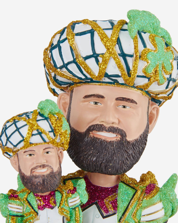 Jason Kelce Mummer Suit Bobble Dubblz Bobblehead FOCO - FOCO.com