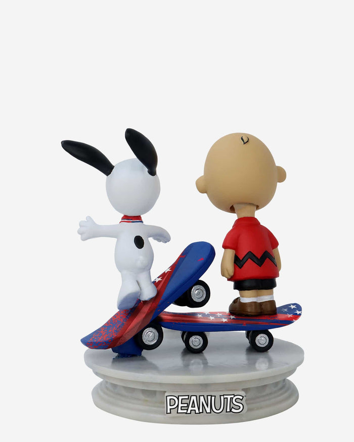 Team USA Charlie Brown & Snoopy Peanuts Skateboarding Dual Mini Bobblehead FOCO - FOCO.com