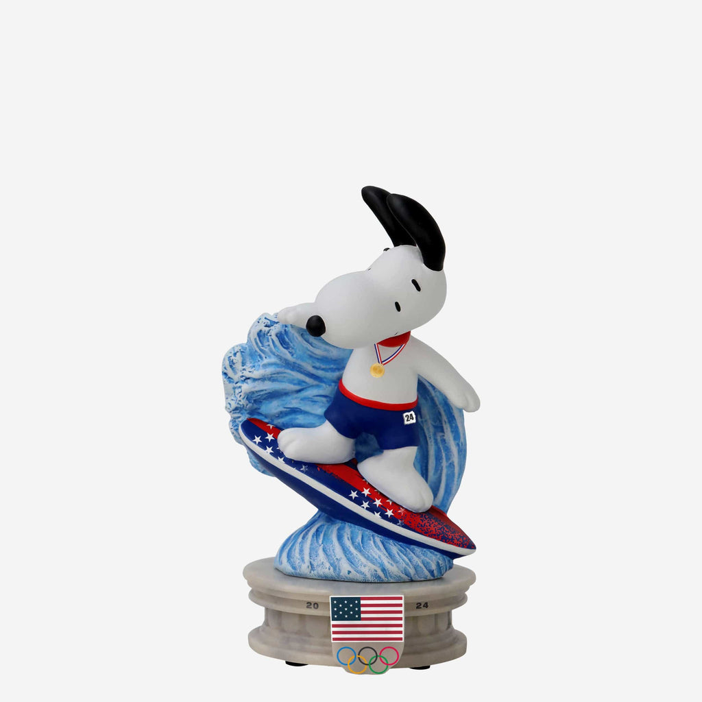 Team USA Snoopy Peanuts Surfing Mini Bobblehead FOCO - FOCO.com