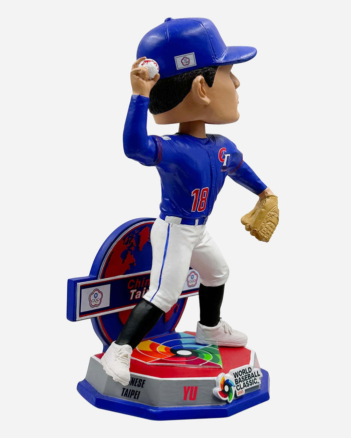 Yu Chang Chinese Taipei 2023 World Baseball Classic Away Uniform Bobblehead FOCO - FOCO.com