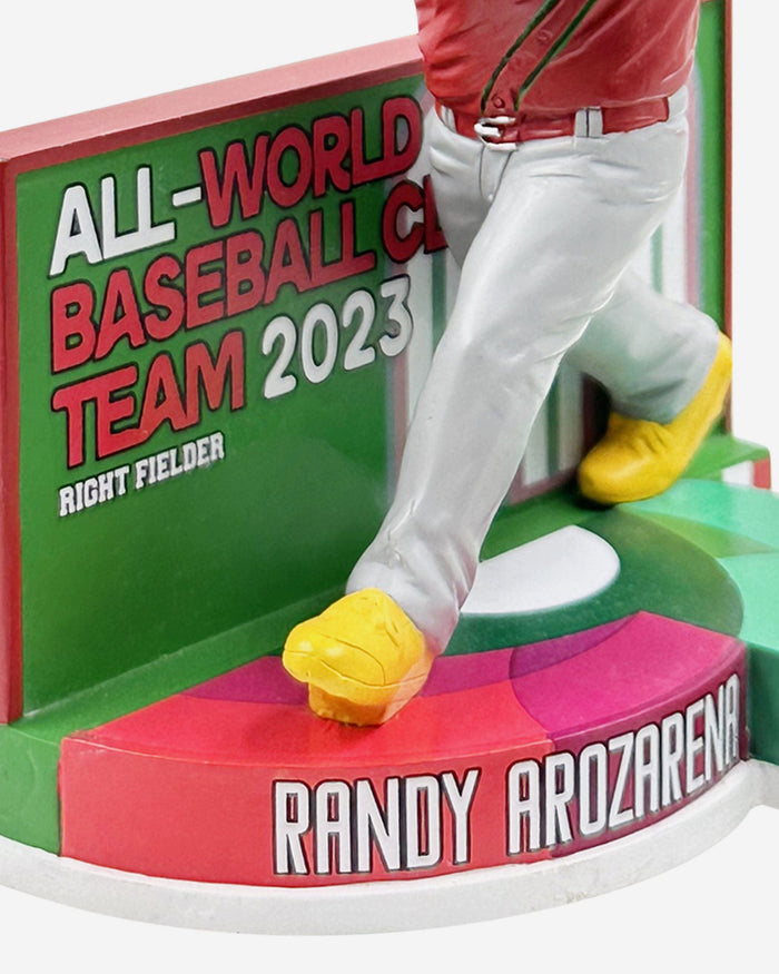 RANDY AROZARENA MEXICO FLAG WORLD BASEBALL CLASSIC 2023 CUSTOM CARD