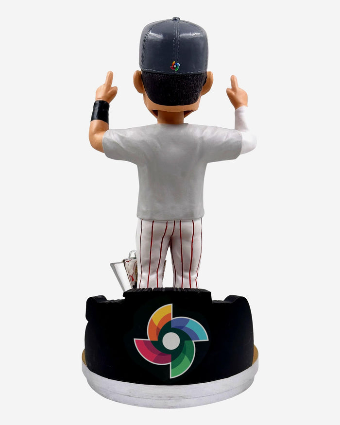 Lars Nootbaar Japan 2023 World Baseball Classic Champions Cap & Tee Bobblehead FOCO - FOCO.com