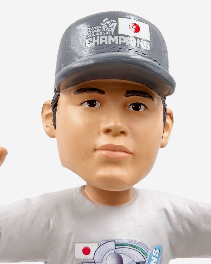 Shohei Ohtani Japan 2023 World Baseball Classic Champions Cap & Tee Bobblehead FOCO - FOCO.com