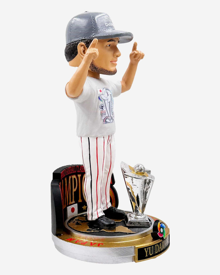 Yu Darvish Japan 2023 World Baseball Classic Champions Cap & Tee Bobblehead FOCO - FOCO.com