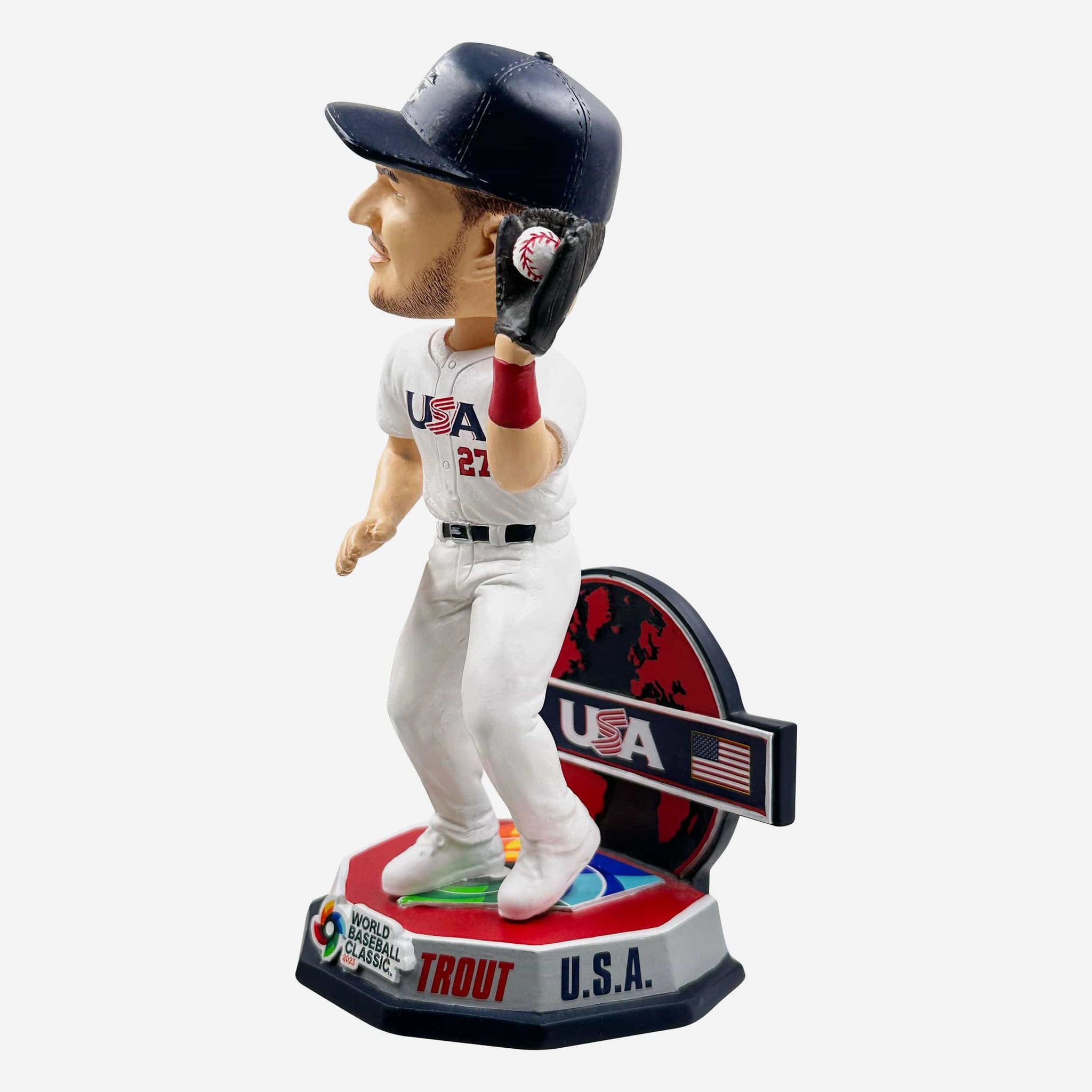 Mike Trout USA 2023 World Baseball Classic Away Uniform Bobblehead FOCO