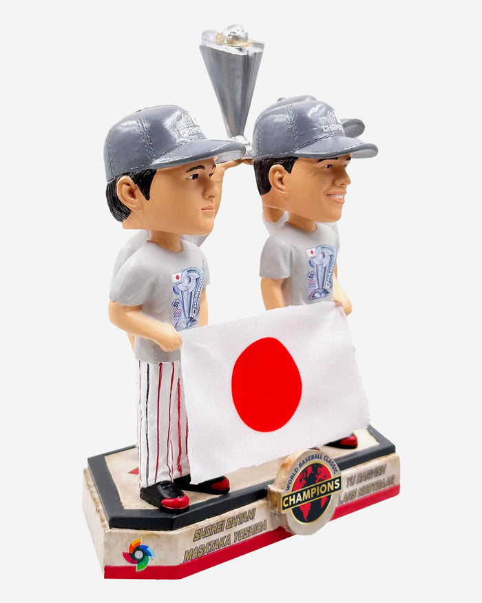 Japan 2023 World Baseball Classic Champions Cap & Tee Mini Bobblehead Scene FOCO - FOCO.com