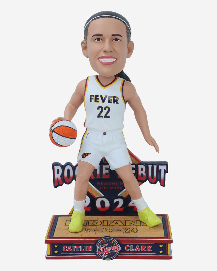 Caitlin Clark Indiana Fever 2024 Rookie Debut Bobblehead FOCO - FOCO.com