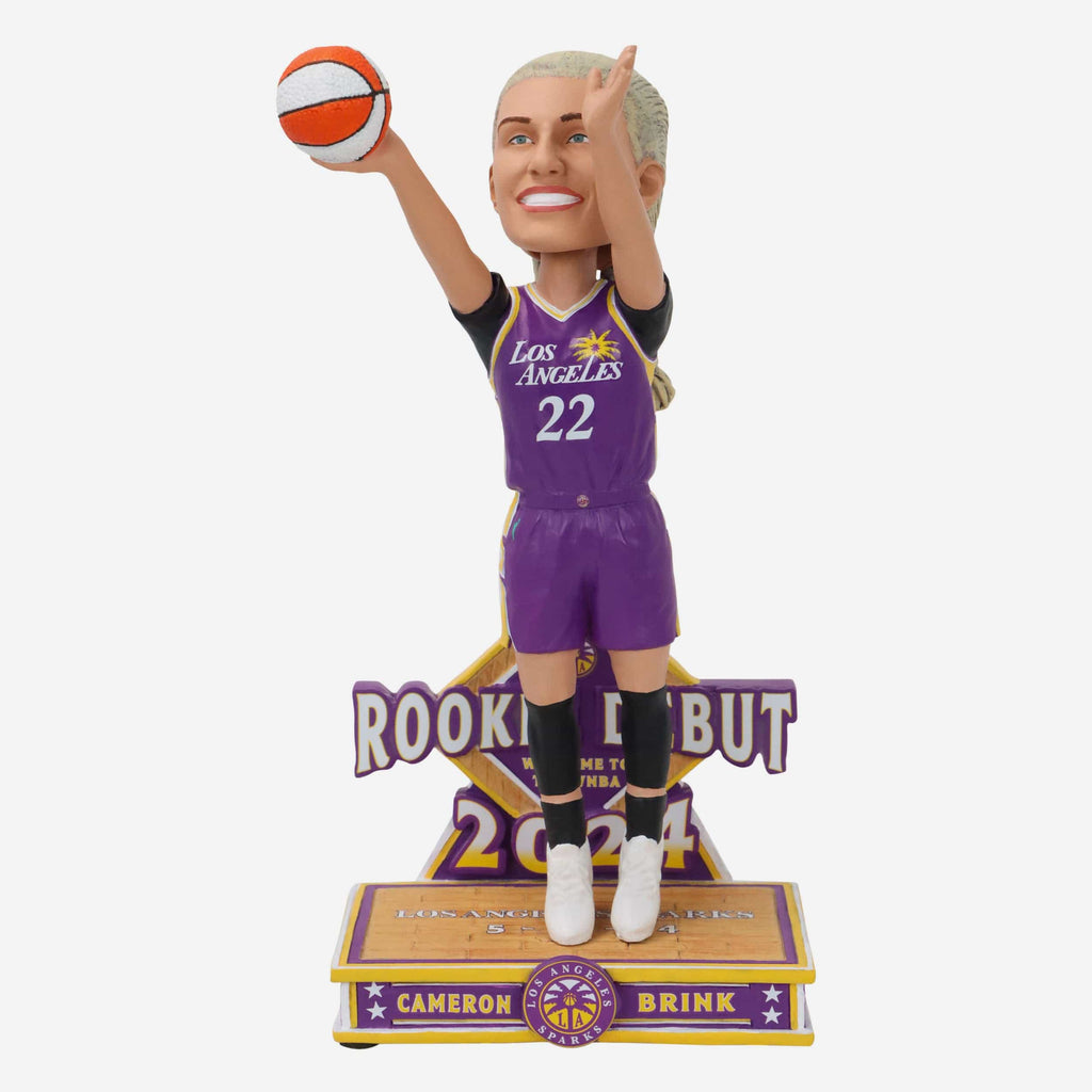 Cameron Brink Los Angeles Sparks Rookie Debut Bobblehead FOCO - FOCO.com