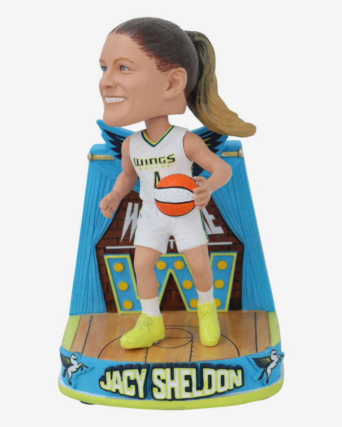 Jacy Sheldon Dallas Wings Welcome To The W Bobblehead FOCO - FOCO.com