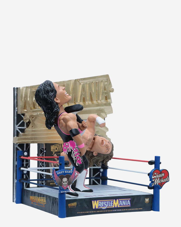 Shawn Michaels & Bret Hart WWE WrestleMania XII Dual Bobblehead FOCO - FOCO.com