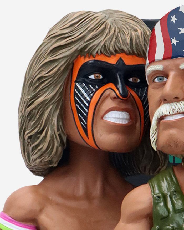 Hulk Hogan & Ultimate Warrior Superstar Alliance WWE Magazine Cover Bobblehead FOCO - FOCO.com