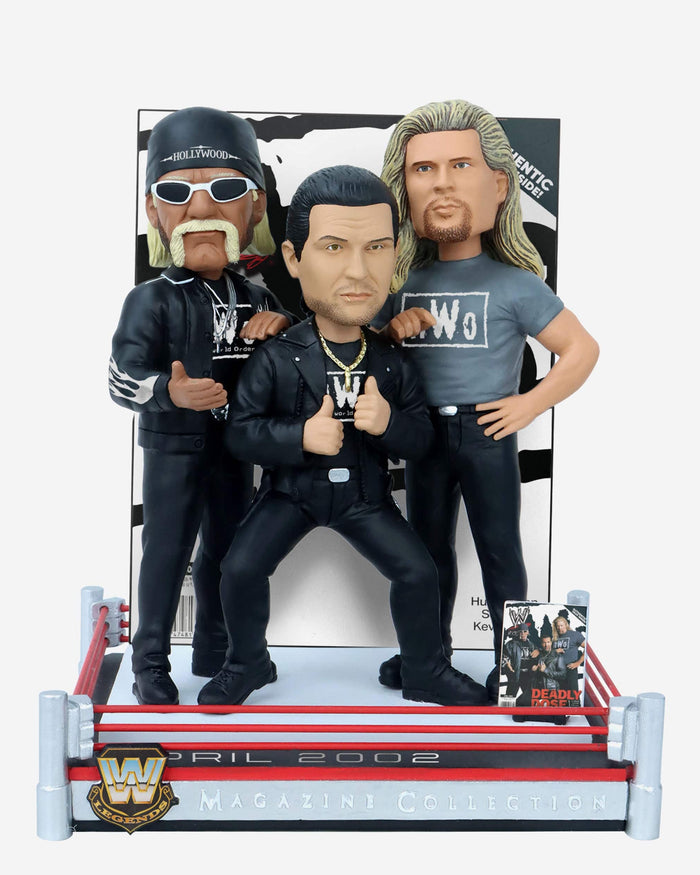 Hulk Hogan & Scott Hall & Kevin Nash nWo Deadly Pose WWE Magazine Cover Bobblehead FOCO - FOCO.com