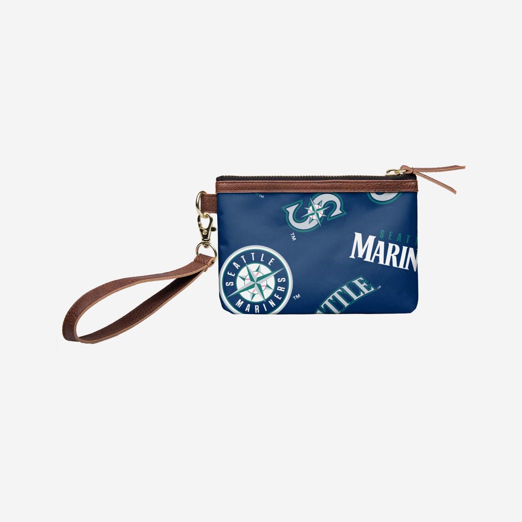 Seattle Mariners Repeat Logo Wristlet FOCO - FOCO.com