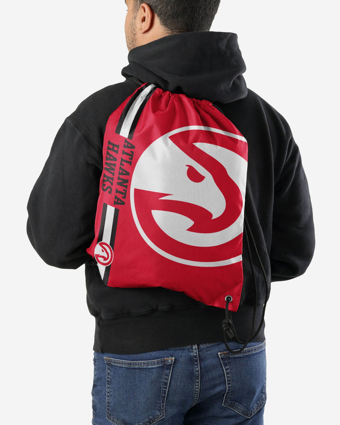 Atlanta Hawks Big Logo Drawstring Backpack FOCO - FOCO.com