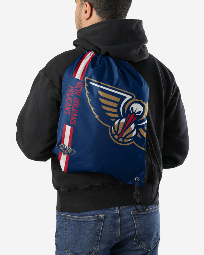 New Orleans Pelicans Big Logo Drawstring Backpack FOCO - FOCO.com