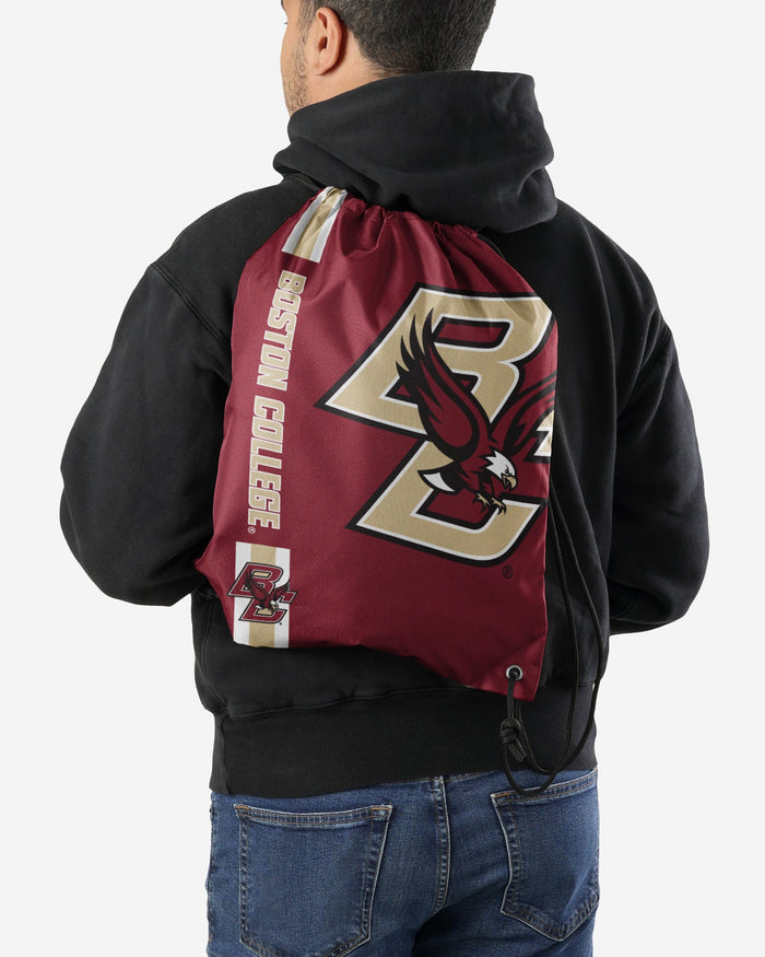 Boston College Eagles Big Logo Drawstring Backpack FOCO - FOCO.com