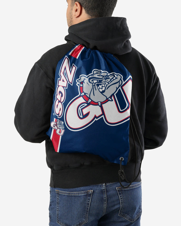 Gonzaga Bulldogs Big Logo Drawstring Backpack FOCO - FOCO.com