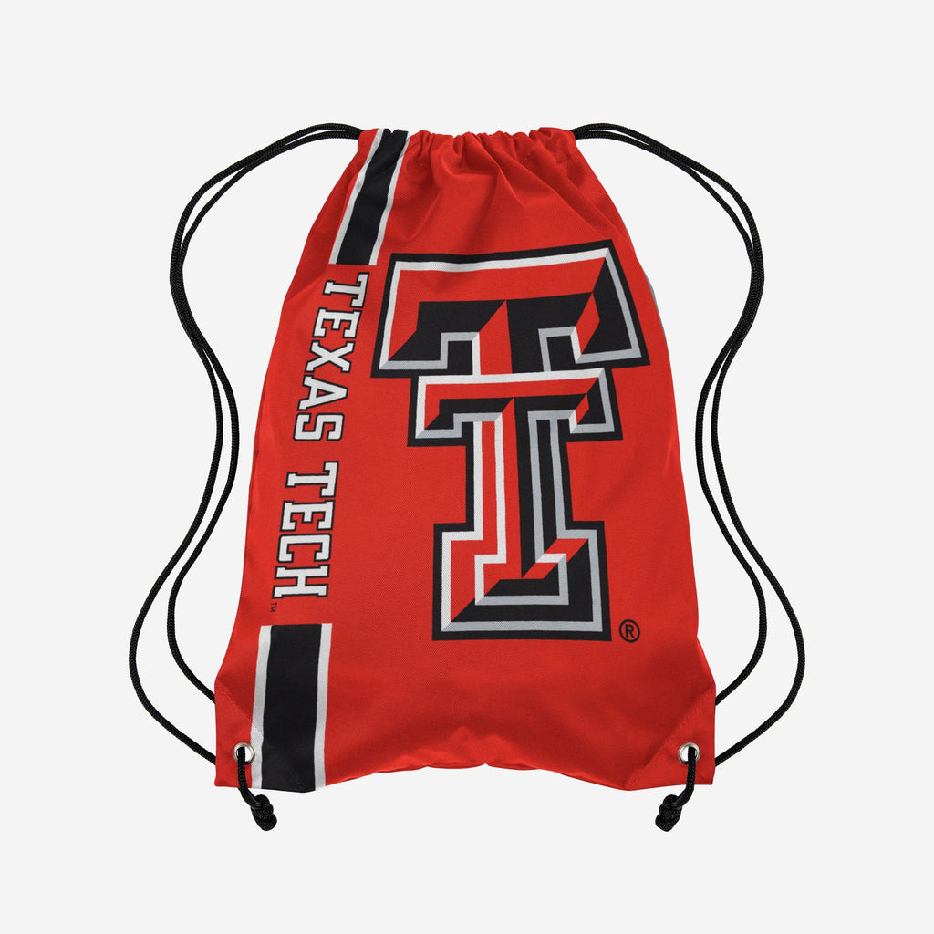 Texas Tech Red Raiders Big Logo Drawstring Backpack FOCO - FOCO.com