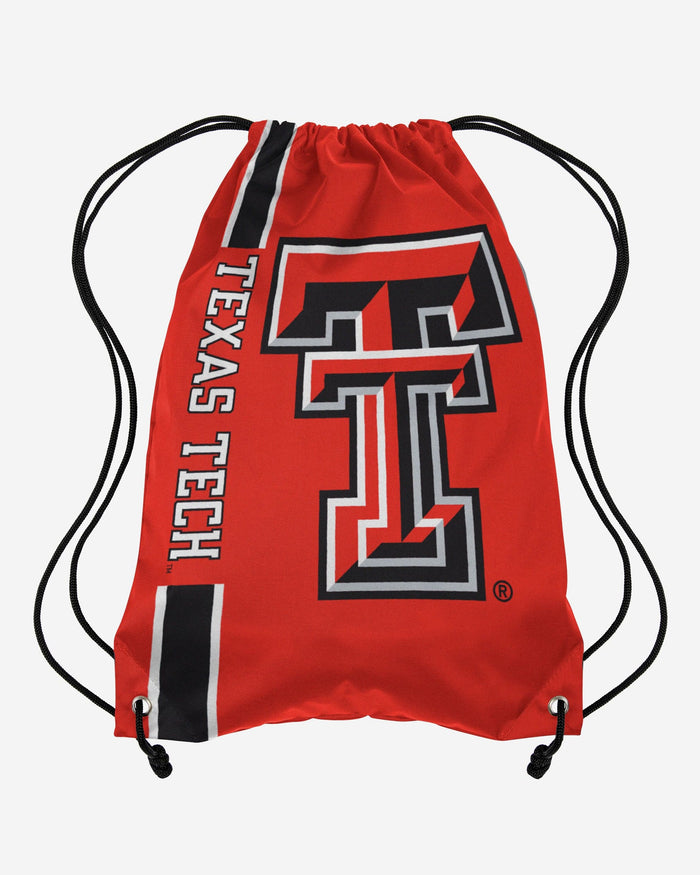 Texas Tech Red Raiders Big Logo Drawstring Backpack FOCO - FOCO.com