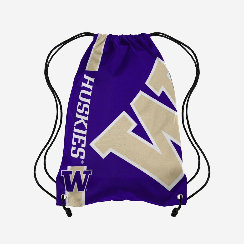 Washington Huskies Big Logo Drawstring Backpack FOCO - FOCO.com