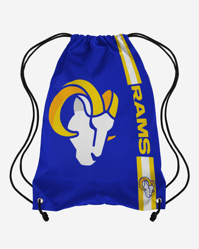 Los Angeles Rams Big Logo Drawstring Backpack FOCO - FOCO.com