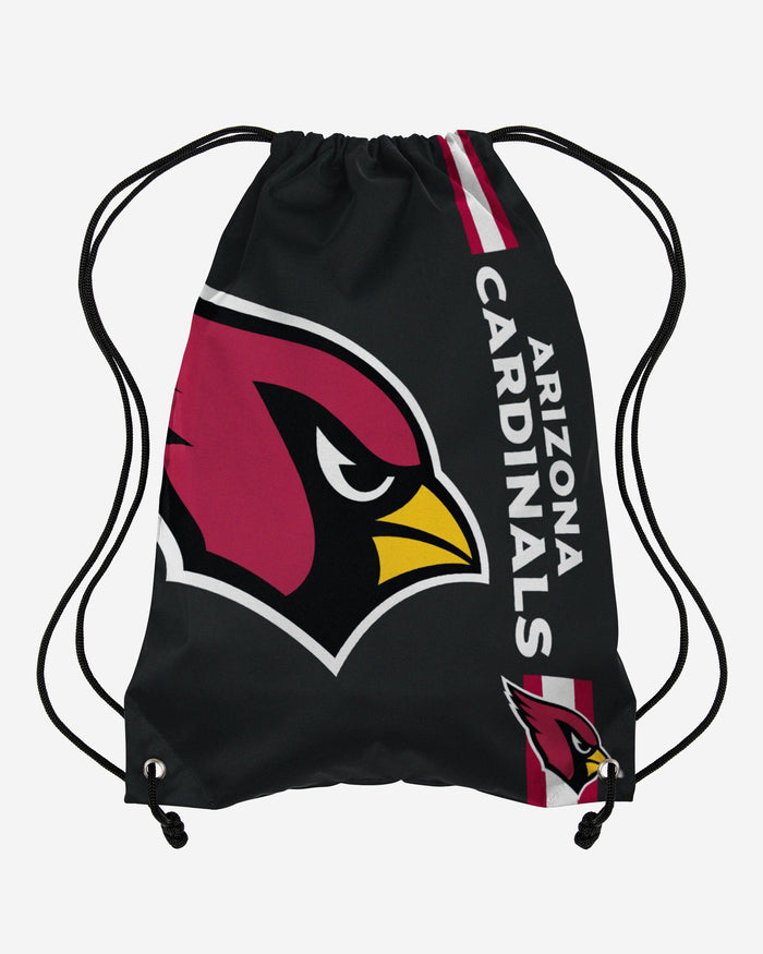 Arizona Cardinals Black Alternate Color Big Logo Drawstring Backpack FOCO - FOCO.com