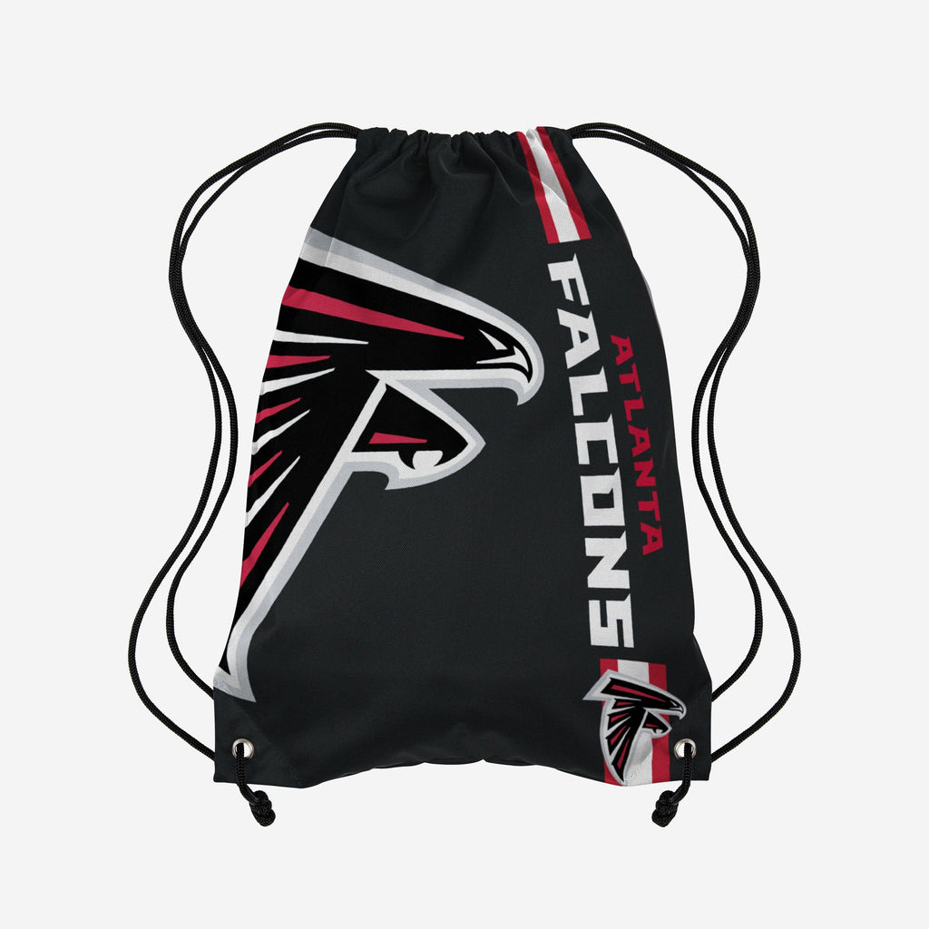 Atlanta Falcons Black Alternate Color Big Logo Drawstring Backpack FOCO - FOCO.com