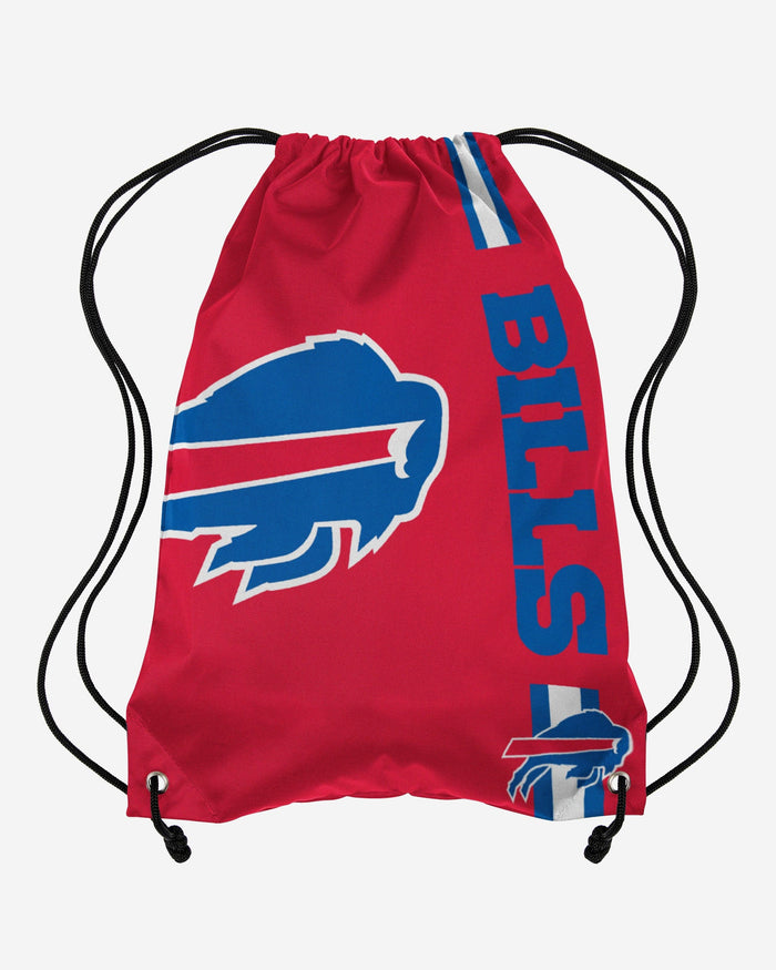 Buffalo Bills Red Alternate Color Big Logo Drawstring Backpack FOCO - FOCO.com