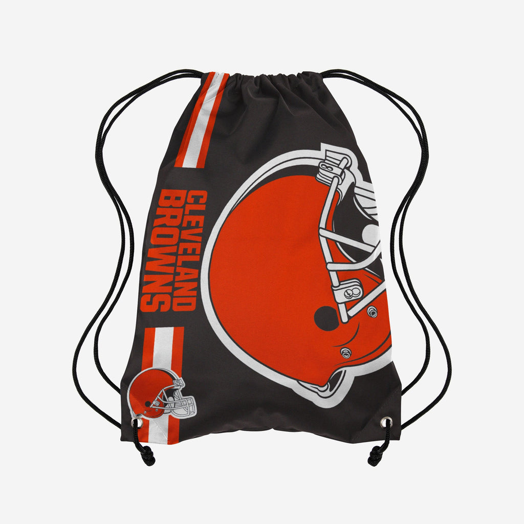 Cleveland Browns Brown Alternate Color Big Logo Drawstring Backpack FOCO - FOCO.com