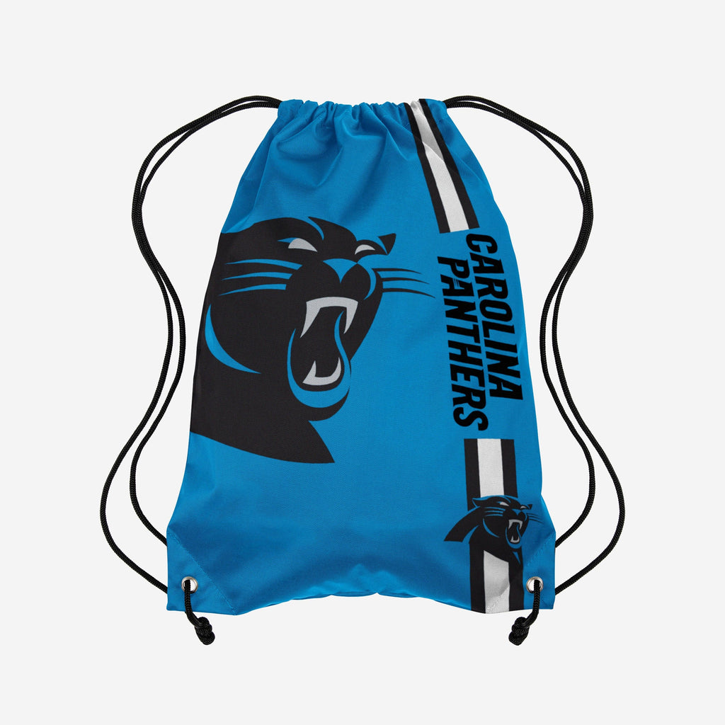 Carolina Panthers Blue Alternate Color Big Logo Drawstring Backpack FOCO - FOCO.com