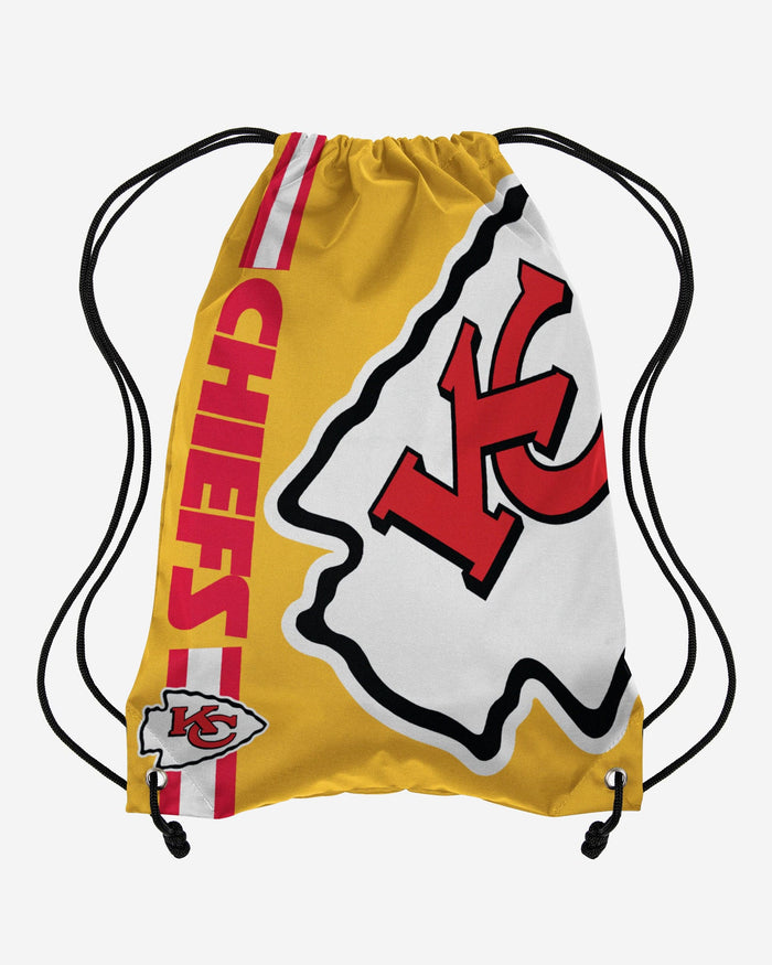 Kansas City Chiefs Yellow Alternate Color Big Logo Drawstring Backpack FOCO - FOCO.com