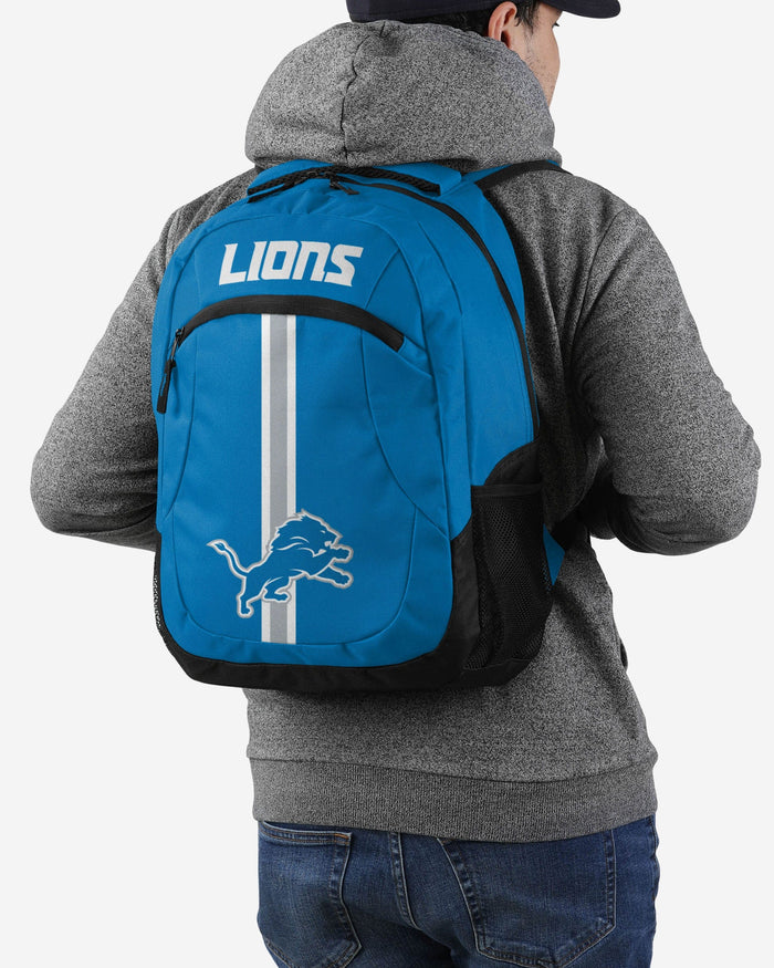 Detroit Lions Blue Alternate Color Action Backpack FOCO - FOCO.com